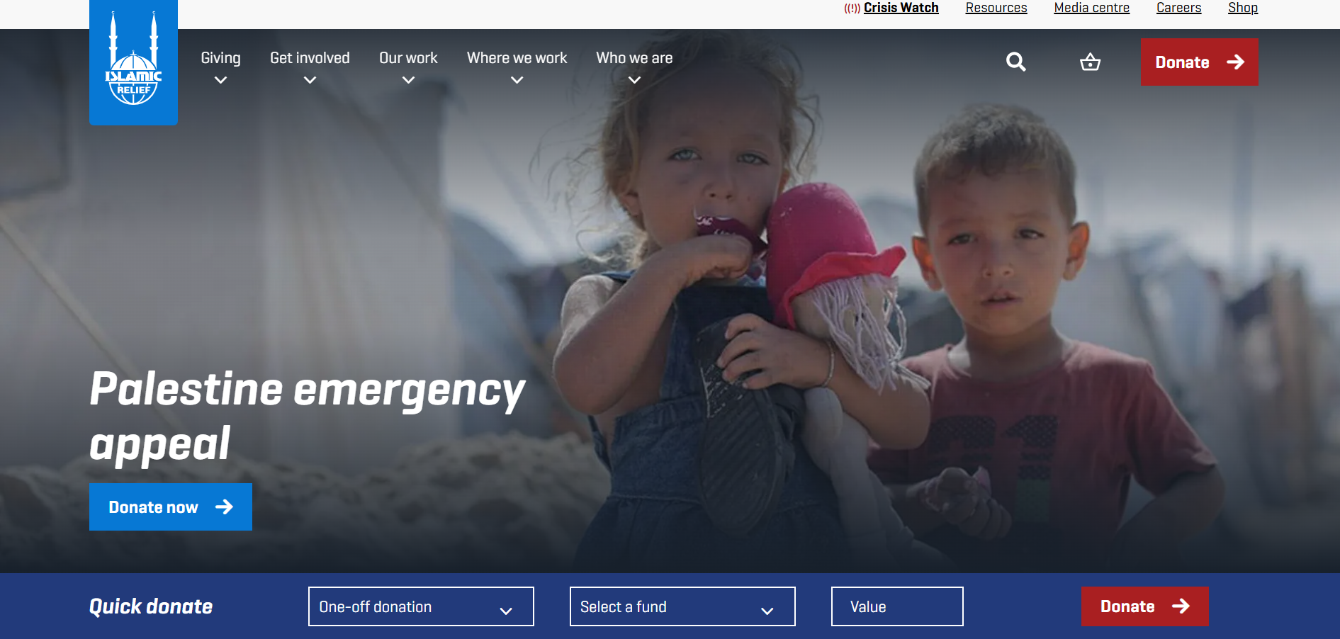 Islamic Relief website