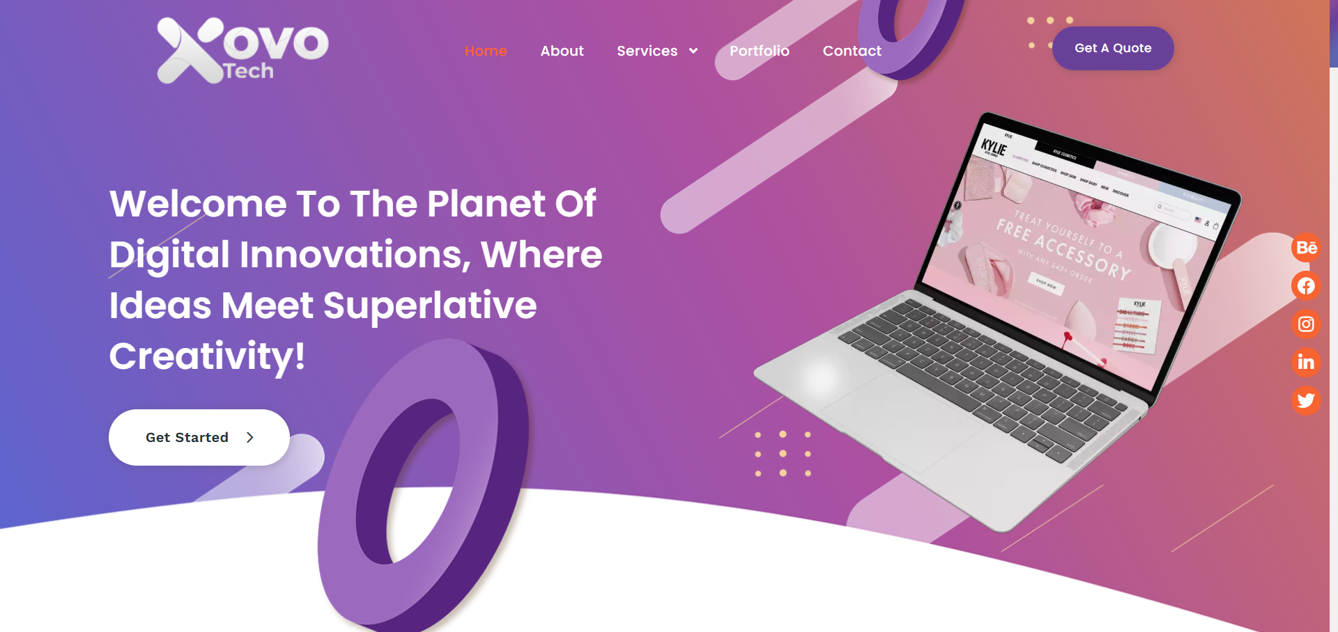 Xovo Tech website